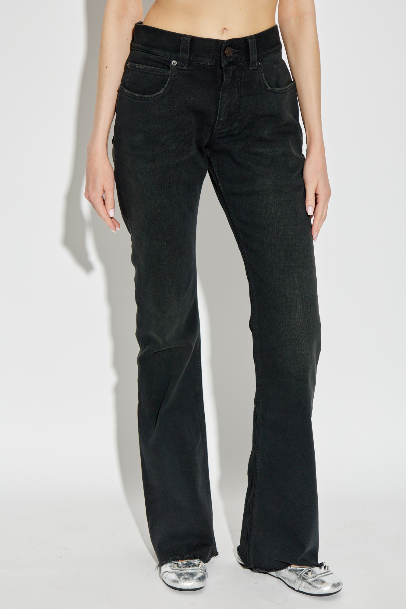 【送料&関税込】Balenciaga Flared-leg Jeans Black Flared leg jeans Balenciaga - Vitkac Italy